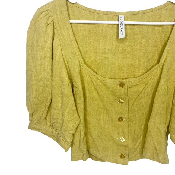 Rachel Pally linen cropped kimmi top size small - Picture 2 of 4